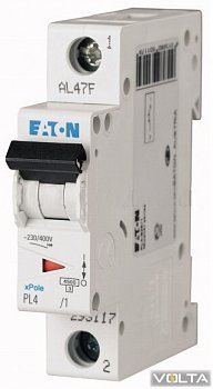Автоматический выключатель PL4-C63/1 EATON