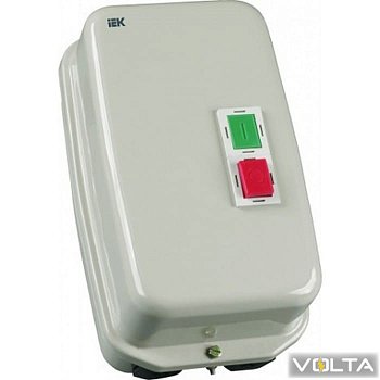Контактор КМИ35062 50А в оболочке с индик. Ue=380В/АС3 IP54 IEK