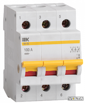 Выключатель нагрузки ВН-32 3Р 40А IEK
