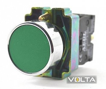 Кнопка управления LAY5-BA31 без подсветки зеленая 1з IEK