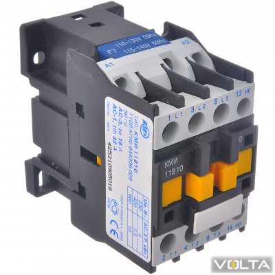 Контактор КМИ-11810 18А 380ВАС3 1НО ИЭК