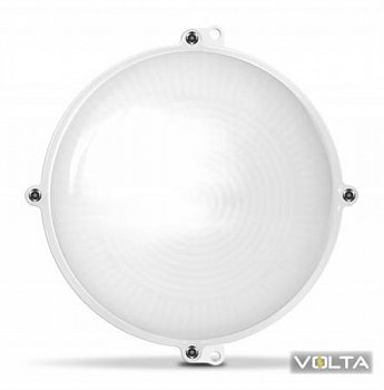 Светильник LED (ЖКХ) круглый VIDEX 12W 5000K 220V белый Sensor