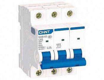 Автоматический выключатель  NXB-63 3P C63 6kA